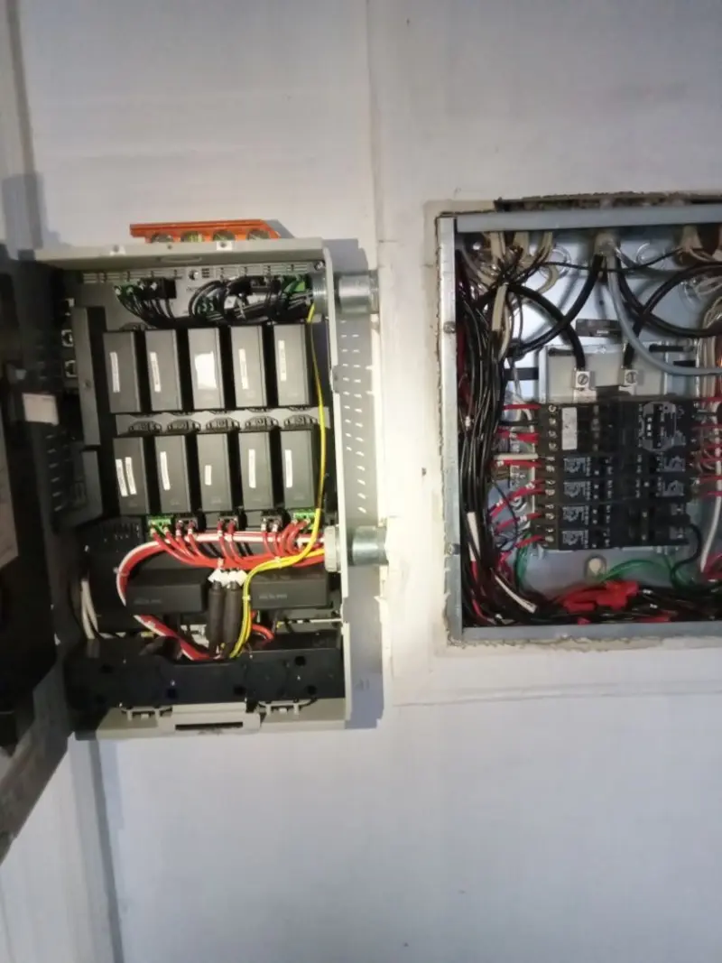 Electrical panel upgrade completed for Security Camera Wiring in Annville